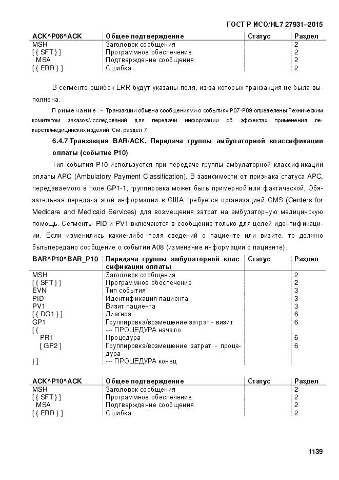 ГОСТ Р ИСО/HL 7 27931-2015, страница 1146
